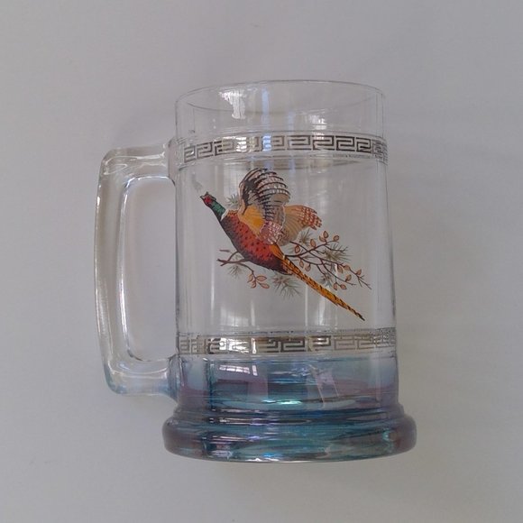 Vintage Pheasant Hunting Motif Princess House Colonial Beer Mug / Stein - Picture 1 of 10